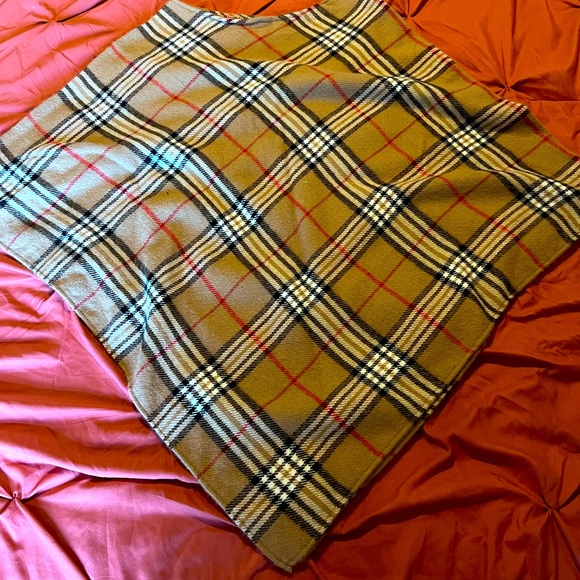 Plaid poncho large - Picture 1 of 2
